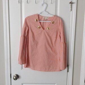 MICHAEL MICHAEL KORS bell sleeved blouse size small